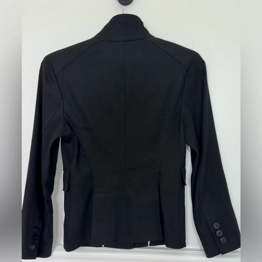 Burberry London Black Silk Cotton Weave Jacket • 4 - Picture 12 of 15